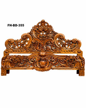 Majestic Heritage Carved Wooden Headboard (FH-BD-355)