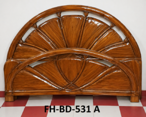 Sunrise Arc Designer Wooden Headboard (FH-BD-531 A)