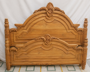 Royal Arched Carved Bed Header