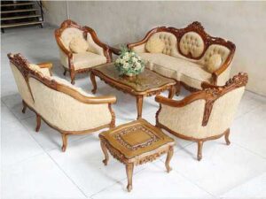 Handctafted Wooden Sofa set by Furquan Handictafts