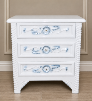 Ivory Blossom Classic Nightstand