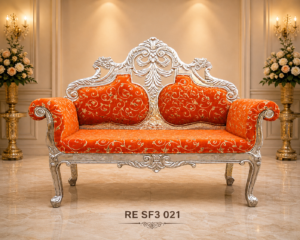 Majestic Silver Crest Designer Sofa (RE SF3 021)
