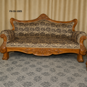 FH-SS-1005 / FH-SS-1006 Royal Hand-Carved Wooden Sofa Set