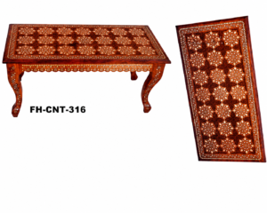 Premium Handcrafted Inlay Wooden Coffee Table