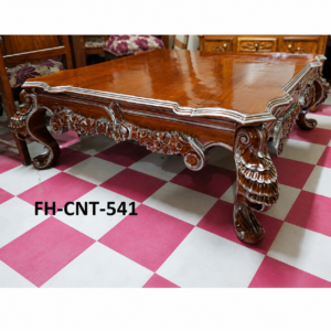 Premium Handcrafted Solid Wood Coffee Table | Luxury Designer Center Table