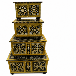 https://furquanhandicrafts.com/product/handcrafted-wooden-carved-storage-box-set-decorative-nesting-wooden-trunks-vintage-artisan-treasure-chest-set-of-3/