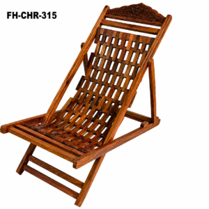 Premium Solid Wood Folding Reclining Sun Lounger Chair
