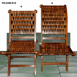 Handcrafted Solid Wood Folding Lounge Chair (Models A & B)