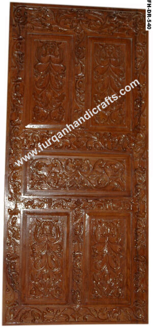 Royal Hand-Carved Wooden Double Door – FH-DR-540