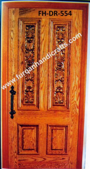 Classic Handcrafted Wooden Panel Door – FH-DR-554