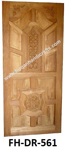 Classic Hand-Carved Wooden Panel Door – FH-DR-561