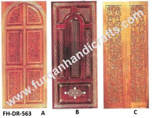 Traditional Hand-Carved Wooden Door Collection – FH-DR-563