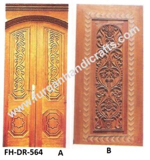 Classic Hand-Carved Wooden Door Collection – FH-DR-564