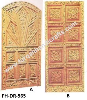 Traditional Hand-Carved Wooden Door Collection – FH-DR-565