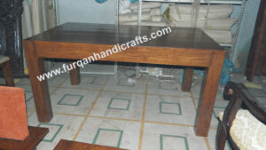 Modern Minimalist Solid Wood Dining Table