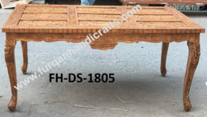 Royal Hand-Carved Solid Wood Coffee Table