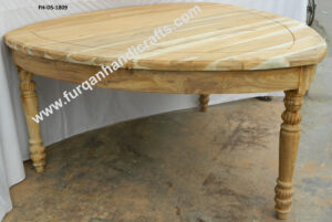 Classic Solid Wood Oval Extendable Dining Table