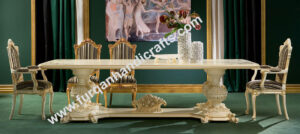 Royal Ornate Luxury Dining Table Set