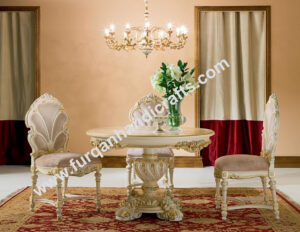 Royal Classic Round Dining Table Set