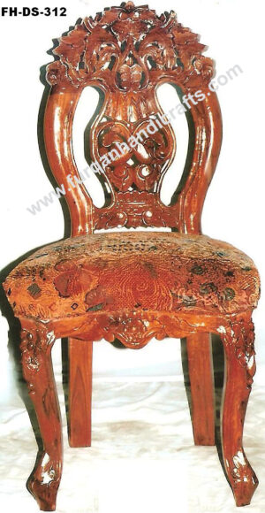 Royal Hand-Carved Classic Wooden Dining Chair